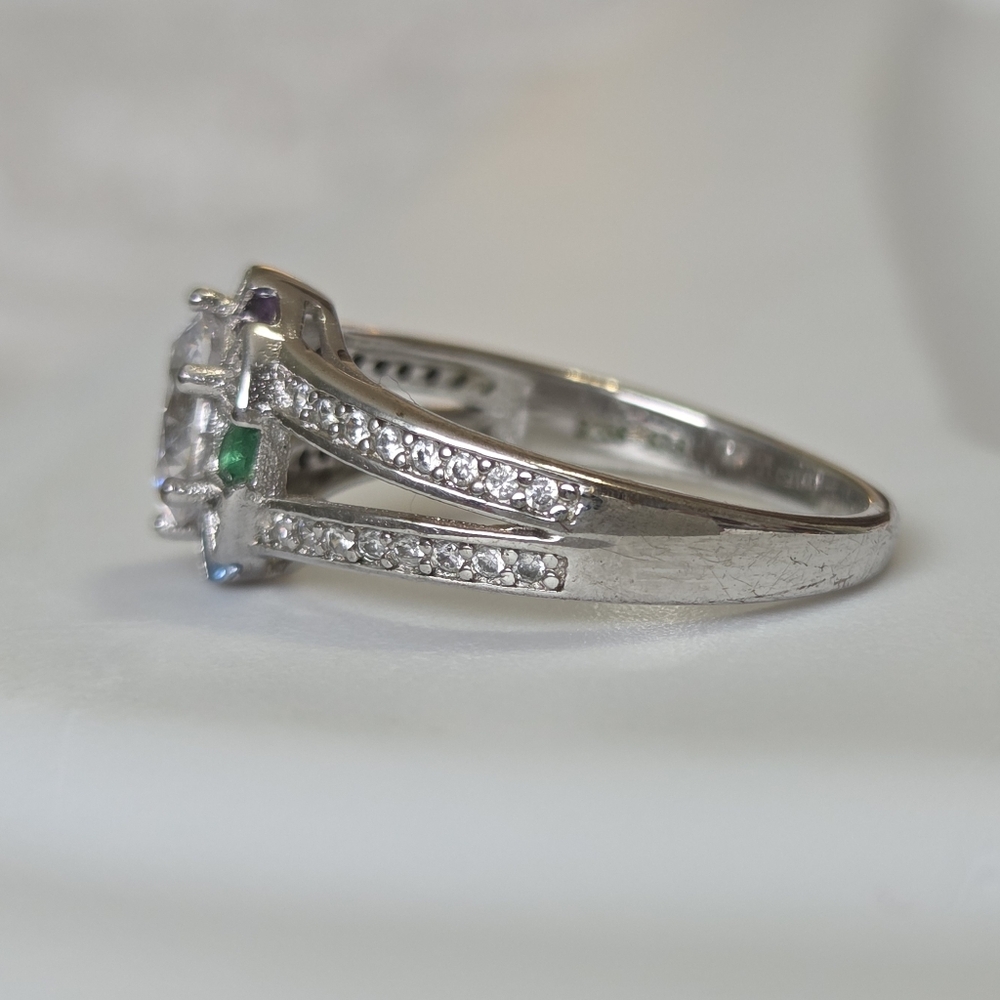 RARE✨️Rainbow 🌈 Spectrum Ring - Size 8 LGBTQ2+Pride Multicolour Charmed Aroma - Picture 6 of 14